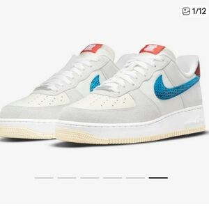 Nike Air Force 1 Low SP in Blue and Gray